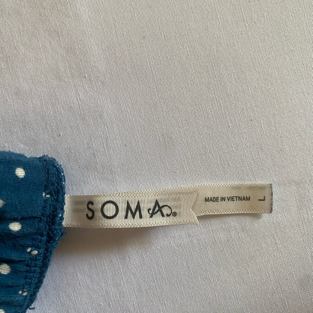 Soma Blue star scattered Pajama Pants - Picture 2 of 7